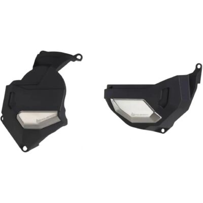 Polisport Honda CRF 1100 L Africa Twin DCT Motorabdeckung Schutzset Schwarz / Silber Polisport Honda CRF 1100 L Africa Twin DCT Motorabdeckung Schutzset Schwarz / Silber
