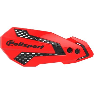 Polisport Garde-mains rouge/noir pour Honda CRF450 R / RX - MX Flow - Publicité Polisport Garde-mains rouge/noir pour Honda CRF450 R / RX - MX Flow - Publicité