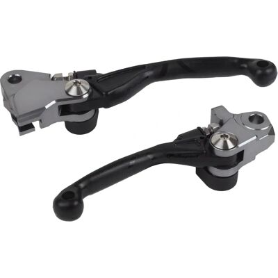 Polisport Unbreakable Lever Set Black - KTM / Husqvarna - Compact, Durable, Fits Multiple Models - Brake & Clutch Levers Polisport Unbreakable Lever Set Black - KTM / Husqvarna - Compact, Durable, Fits Multiple Models - Brake & Clutch Levers