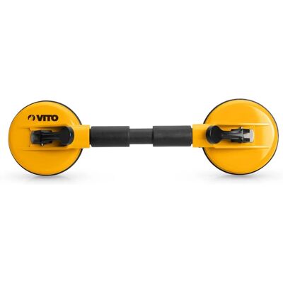 VITO Ventosa dupla - 115mm - Capacidade máxima 80kg - Alta Qualidade VITO Ventosa dupla - 115mm - Capacidade máxima 80kg - Alta Qualidade
