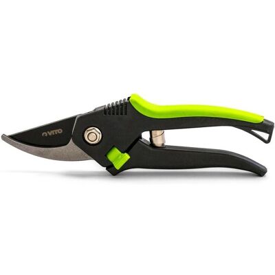 Ciseaux de taille Vito Garden - lame en acier au carbone 20cm - verrou de sécurité - Cisailles de jardin - Publicité Ciseaux de taille Vito Garden - lame en acier au carbone 20cm - verrou de sécurité - Cisailles de jardin - Publicité