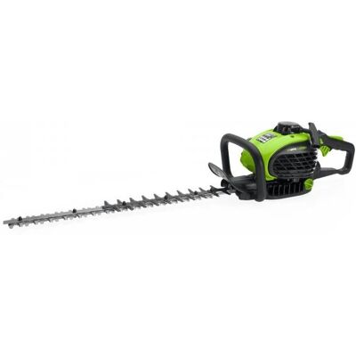 Taille-haies à essence VITO - Lame 55cm, 2T 25cc, 1.1hp, Sécurité - Publicité Taille-haies à essence VITO - Lame 55cm, 2T 25cc, 1.1hp, Sécurité - Publicité