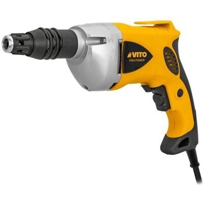 VITO Ferramenta elétrica - Modelo 600W - Velocidade variável - Rotação reversível - Para drywall VITO Ferramenta elétrica - Modelo 600W - Velocidade variável - Rotação reversível - Para drywall