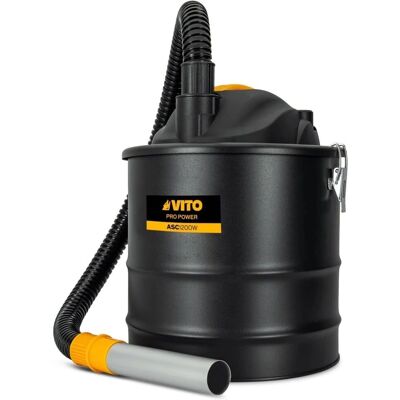 VITO - Aspirador de Cinzas - 1200W, 18L, Filtro HEPA - Para lareiras VITO - Aspirador de Cinzas - 1200W, 18L, Filtro HEPA - Para lareiras