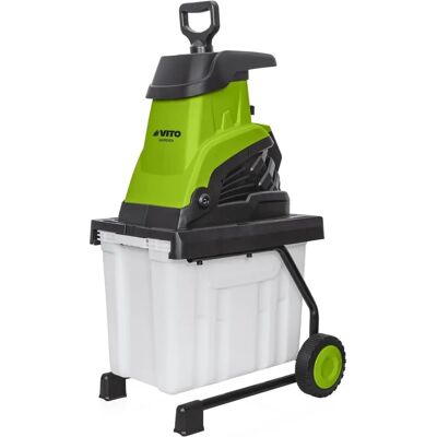 Triturador de jardim VITO - 2500W, Corte 45mm, Recipiente 45L Triturador de jardim VITO - 2500W, Corte 45mm, Recipiente 45L