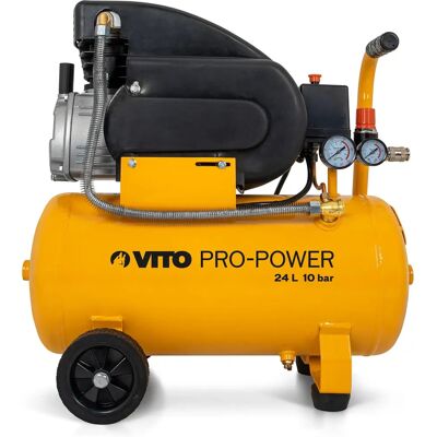 Compresseur d'air VITO 24L - Puissant, Portable, 10 Bar - Publicité Compresseur d'air VITO 24L - Puissant, Portable, 10 Bar - Publicité