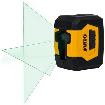 Nível a laser VITO - Compacto, Alcance 20m, 2 Linhas, Auto-nivelamento Nível a laser VITO - Compacto, Alcance 20m, 2 Linhas, Auto-nivelamento