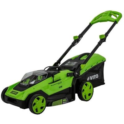 Tondeuse sans fil Vito 40V - 6 niveaux de coupe - Publicité Tondeuse sans fil Vito 40V - 6 niveaux de coupe - Publicité