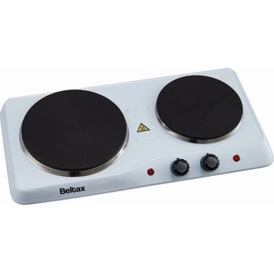 BELTAX BHP-0217 - Blanco - Cocina eléctrica BELTAX BHP-0217 - Blanco - Cocina eléctrica