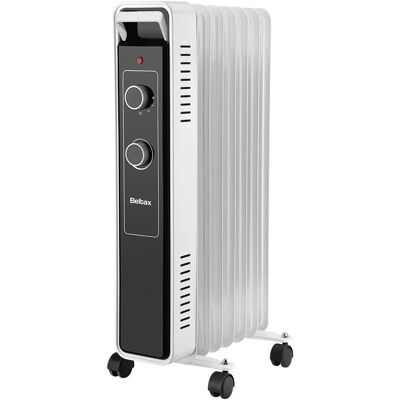 BELTAX - BOH0716 - 1500W - Blanco - Radiador de Aceite BELTAX - BOH0716 - 1500W - Blanco - Radiador de Aceite