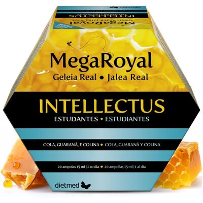 Dietmed Mega Royal Jelly Intellectus - 20 Ampolas Dietmed Mega Royal Jelly Intellectus - 20 Ampolas