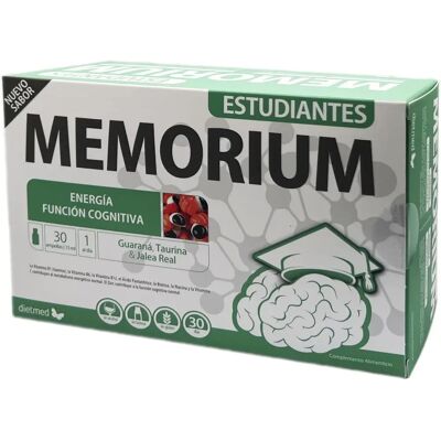 Dietmed Memorium Studenten - 30 Ampullen - Nahrungsergänzung Dietmed Memorium Studenten - 30 Ampullen - Nahrungsergänzung