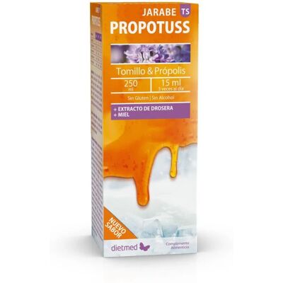 Dietmed Propotuss TS 250 ml - Sciroppo per la tosse con timo e propoli Dietmed Propotuss TS 250 ml - Sciroppo per la tosse con timo e propoli
