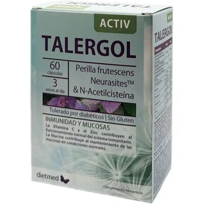 DIETMED Talergol Activ 60 cápsulas - Suplemento Alimentar DIETMED Talergol Activ 60 cápsulas - Suplemento Alimentar