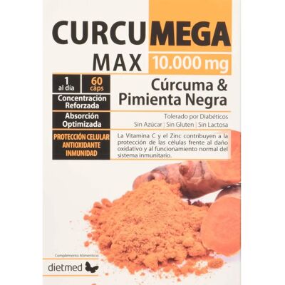 Dietmed Complex de Cúrcuma - 10.000 mg - 60 Cápsulas Dietmed Complex de Cúrcuma - 10.000 mg - 60 Cápsulas