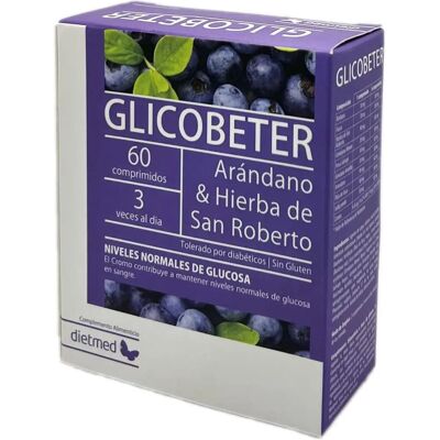 Dietmed Glycobeter - Blutzucker-Unterstützung - 60 Tabletten Dietmed Glycobeter - Blutzucker-Unterstützung - 60 Tabletten