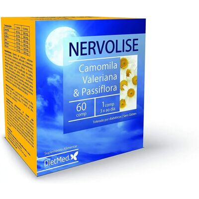 Dietmed Nervolise - Calming Herbal Supplement - 60 Tablets Dietmed Nervolise - Calming Herbal Supplement - 60 Tablets