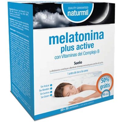 NATURMIL Melatonin Plus Active - Nahrungsergänzung NATURMIL Melatonin Plus Active - Nahrungsergänzung