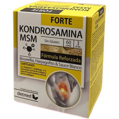 Dietmed Kondrosamin MSM SOS 60 Tabletten - Gelenksunterstützungsergänzung Dietmed Kondrosamin MSM SOS 60 Tabletten - Gelenksunterstützungsergänzung