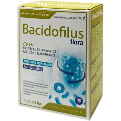 Dietmed Bacidofilus Flora 30 Capsules - Probiotic Supplement Dietmed Bacidofilus Flora 30 Capsules - Probiotic Supplement