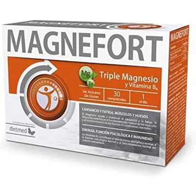 Dietmed Magnefort Fonte Tripla di Magnesio - 30 compresse Dietmed Magnefort Fonte Tripla di Magnesio - 30 compresse