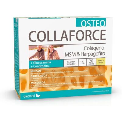 Dietmed Collaforce Osteo - Collagene, Vitamina C & D3 - 20 Bustine Dietmed Collaforce Osteo - Collagene, Vitamina C & D3 - 20 Bustine