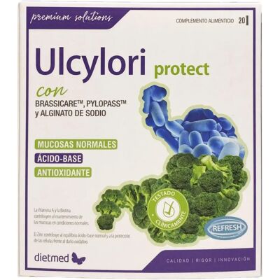 Dietmed Ulcylori protege a mucosa 20 palitos Dietmed Ulcylori protege a mucosa 20 palitos