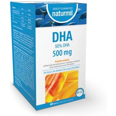 Naturmil DHA 60 capsule da 500mg - Integratore alimentare Naturmil DHA 60 capsule da 500mg - Integratore alimentare