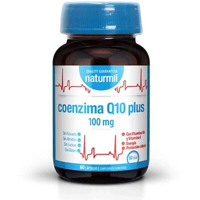 Naturmil Coenzym Q10 100mg - Energie Unterstützung Nahrungsergänzung Naturmil Coenzym Q10 100mg - Energie Unterstützung Nahrungsergänzung
