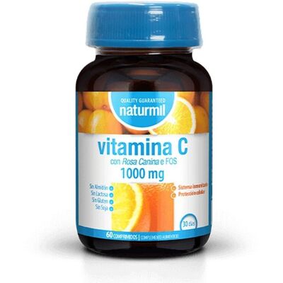 Naturmil Vitamin C 60 Tabletten - Vitamin C Ergänzung Naturmil Vitamin C 60 Tabletten - Vitamin C Ergänzung