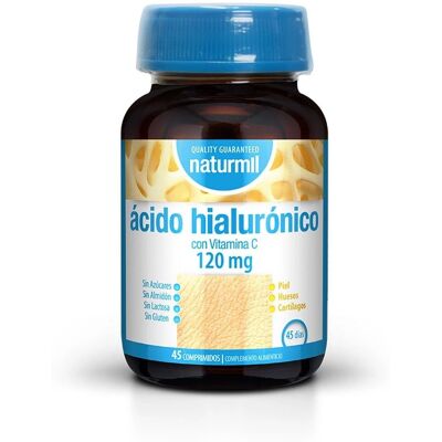 Naturmil Acido Ialuronico 120 Mg con Vitamina C - Integratore Naturmil Acido Ialuronico 120 Mg con Vitamina C - Integratore