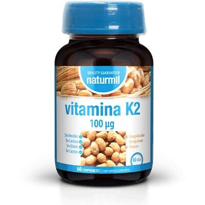 Naturmil Vitamin K2 - Knochen & Herz Unterstützung - 60 Kapseln Naturmil Vitamin K2 - Knochen & Herz Unterstützung - 60 Kapseln