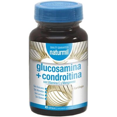 Naturmil Glucosamin + Chondroitin 45 Kapseln - Nahrungsergänzungsmittel Naturmil Glucosamin + Chondroitin 45 Kapseln - Nahrungsergänzungsmittel