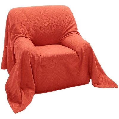 WITT-PBK Orange Baumwoll-Tagesdecke - 190x160cm WITT-PBK Orange Baumwoll-Tagesdecke - 190x160cm