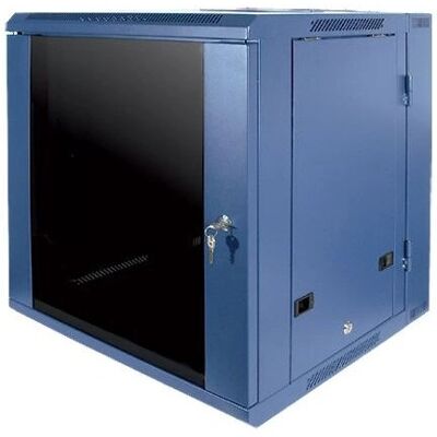 Armoire rack Phasak PA 3106 6U Murale Bleu Métal Ventilation - Publicité Armoire rack Phasak PA 3106 6U Murale Bleu Métal Ventilation - Publicité
