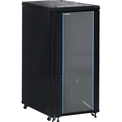 Armoire rack Phasak PHO 8837 - Réglable, verre trempé, ventilation - Publicité Armoire rack Phasak PHO 8837 - Réglable, verre trempé, ventilation - Publicité