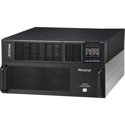 Phasak PH 9360 UPS en ligne - 6 kVA Double conversion - Alimentation sans interruption Phasak PH 9360 UPS en ligne - 6 kVA Double conversion - Alimentation sans interruption