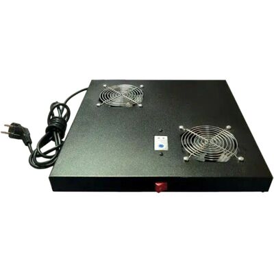 Ventilateur de refroidissement Phasak PHC 5654 - 4 ventilateurs, thermostat, rack 19" - Publicité Ventilateur de refroidissement Phasak PHC 5654 - 4 ventilateurs, thermostat, rack 19" - Publicité
