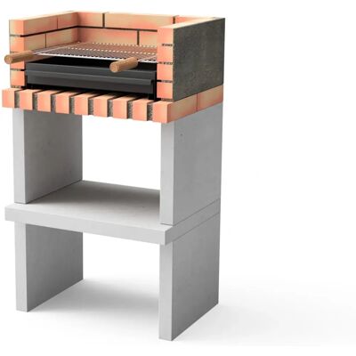 Maestro Ferretero Niza/Zon Short Plus Barbacoa de Concreto - Para Leña y Carbón Maestro Ferretero Niza/Zon Short Plus Barbacoa de Concreto - Para Leña y Carbón
