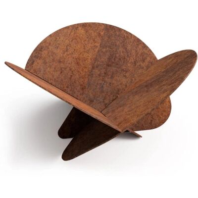 Pozo de Fuego Tuozi - 75 x 75 x 35 - Brasero para Jardín de Acero Corten Pozo de Fuego Tuozi - 75 x 75 x 35 - Brasero para Jardín de Acero Corten