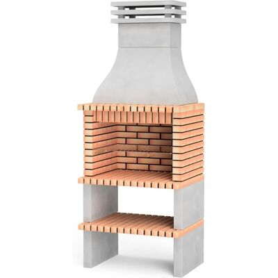 MOVELAR Barbacoa de ladrillo Albufeira 245x95 cm MOVELAR Barbacoa de ladrillo Albufeira 245x95 cm
