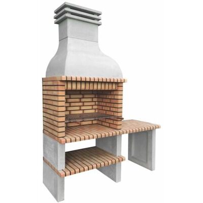 Movelar Ondara 85 - Barbacoa de Exterior en Concreto y Ladrillo para Leña y Carbón - 13 Personas Movelar Ondara 85 - Barbacoa de Exterior en Concreto y Ladrillo para Leña y Carbón - 13 Personas