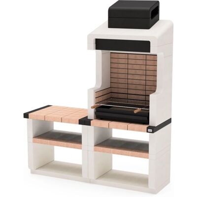 Maestro Ferretero Durango Plus - Barbacoa de obra con módulo de soporte Maestro Ferretero Durango Plus - Barbacoa de obra con módulo de soporte