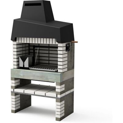 Maestro Ferretero Movelar - Barbacoa de Obra Prefabricada para Leña y Carbón - 13 Personas Maestro Ferretero Movelar - Barbacoa de Obra Prefabricada para Leña y Carbón - 13 Personas