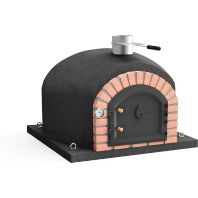 Maestro Ferretero Movelar - Horno de Leña Exterior - Aislado con Corcho y Mantas Cerámicas - Listo para Usar - 100x100x65cm - Negro Maestro Ferretero Movelar - Horno de Leña Exterior - Aislado con Corcho y Mantas Cerámicas - Listo para Usar - 100x100x65cm - Negro