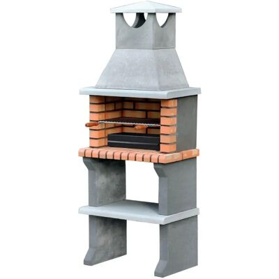 Maestro Ferretero Luna XL - Parrilla compacta de hormigón y ladrillo - Para 4 personas Maestro Ferretero Luna XL - Parrilla compacta de hormigón y ladrillo - Para 4 personas