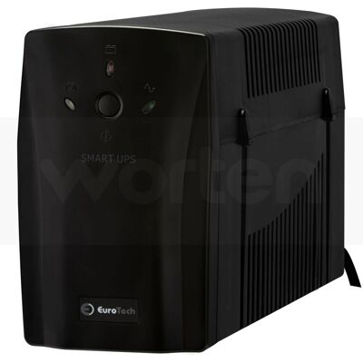 Eurotech UPS850EU - 850VA, 510W - UPS interativo Eurotech UPS850EU - 850VA, 510W - UPS interativo