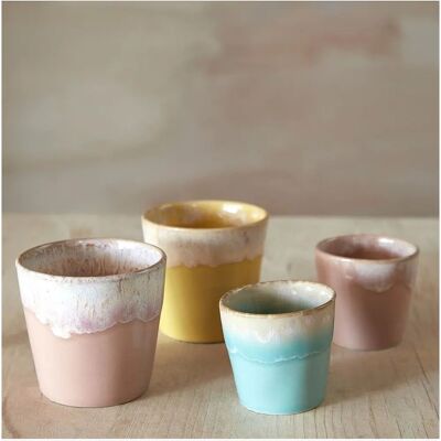 Costa Nova Grespresso 3-pak espressokrus - Rosa - Kaffesæt Costa Nova Grespresso 3-pak espressokrus - Rosa - Kaffesæt