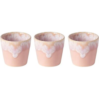 Costa Nova Grespresso 3-pack espressokopper - Rosa - Kaffesett Costa Nova Grespresso 3-pack espressokopper - Rosa - Kaffesett