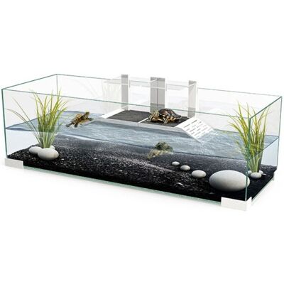 Ciano Tartarium 80 - White - Turtle Tank Terrarium Aquarium Ciano Tartarium 80 - White - Turtle Tank Terrarium Aquarium